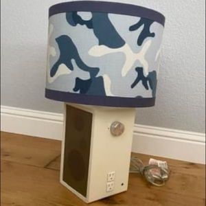 Pottery Barn Kids speaker lamp